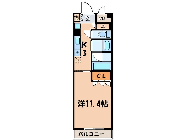 大曽根朝日マンションの物件間取画像